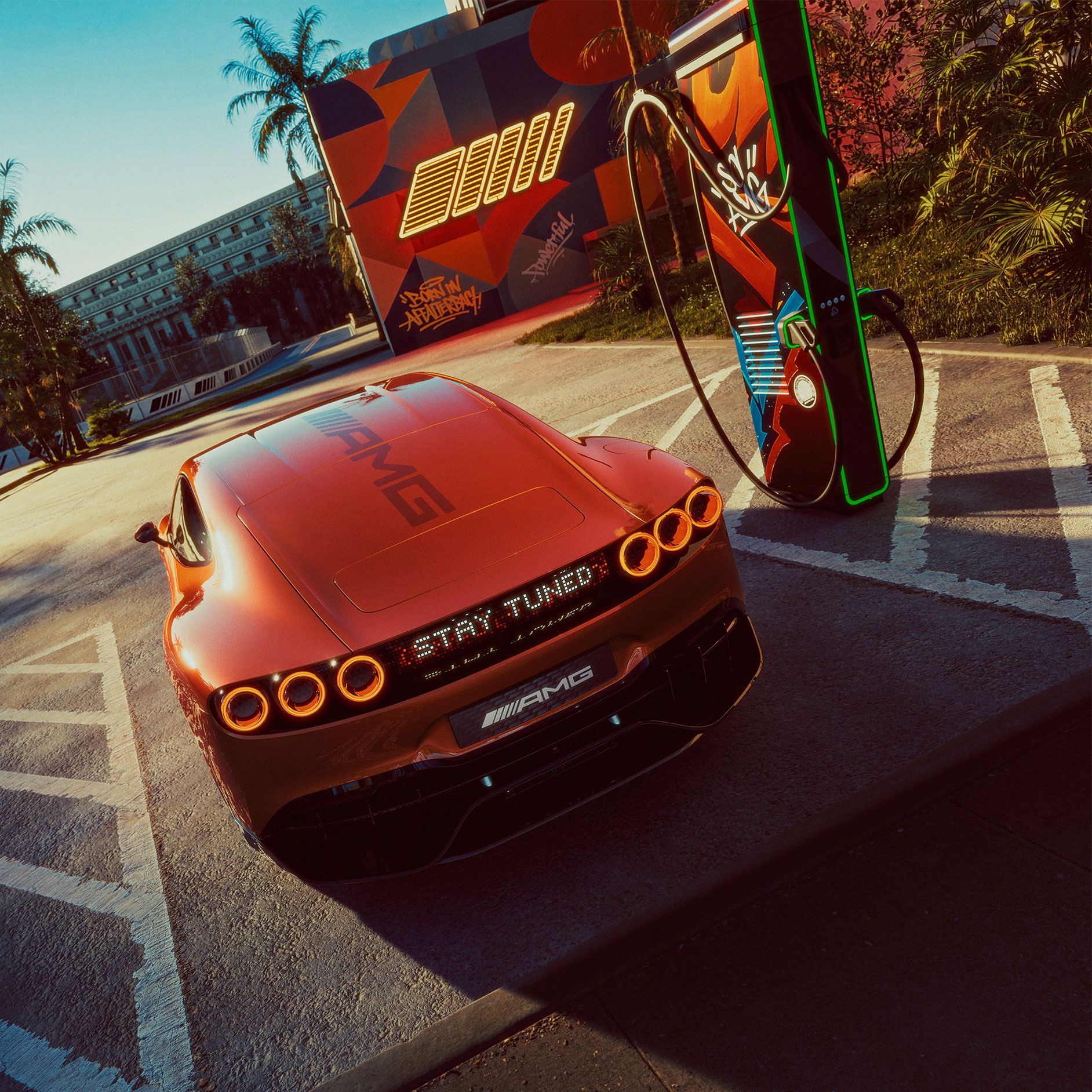 Carga ultrarrápida | AMG.EA | Mercedes-AMG La carga ultrarrápida del nuevo CONCEPT AMG GT XX con arquitectura eléctrica AMG (AMG.EA) de Mercedes-AMG.