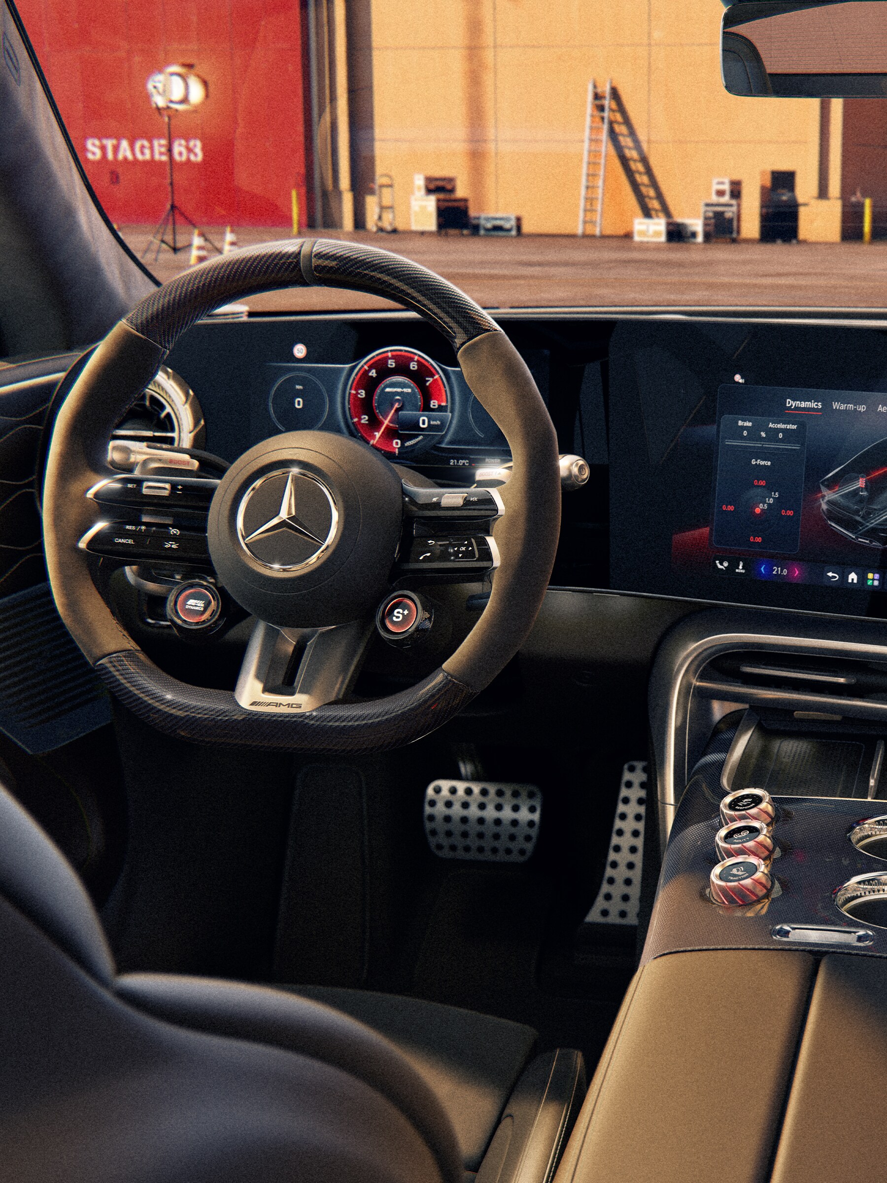 Driver-oriented cockpit