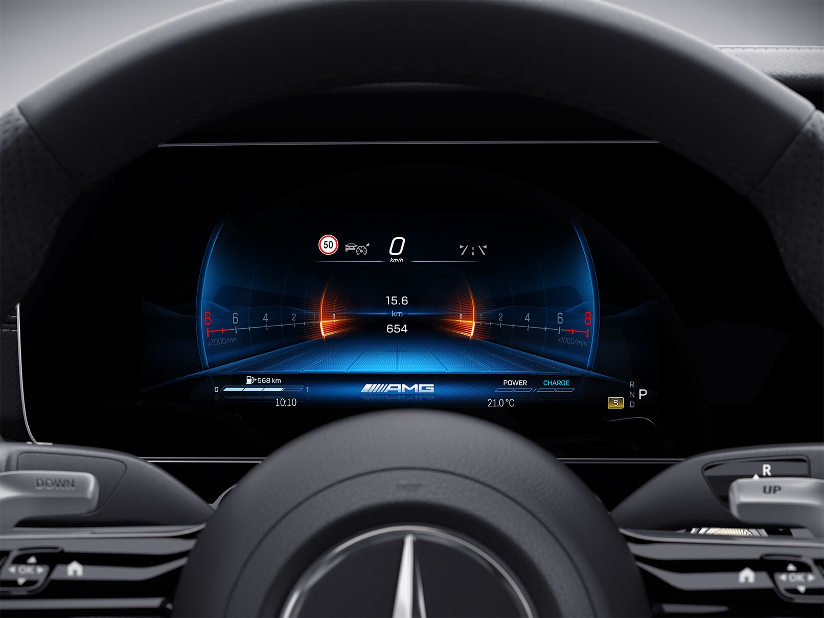 Teclas del volante AMG | GT Coupé de 4 puertas | Mercedes-AMG