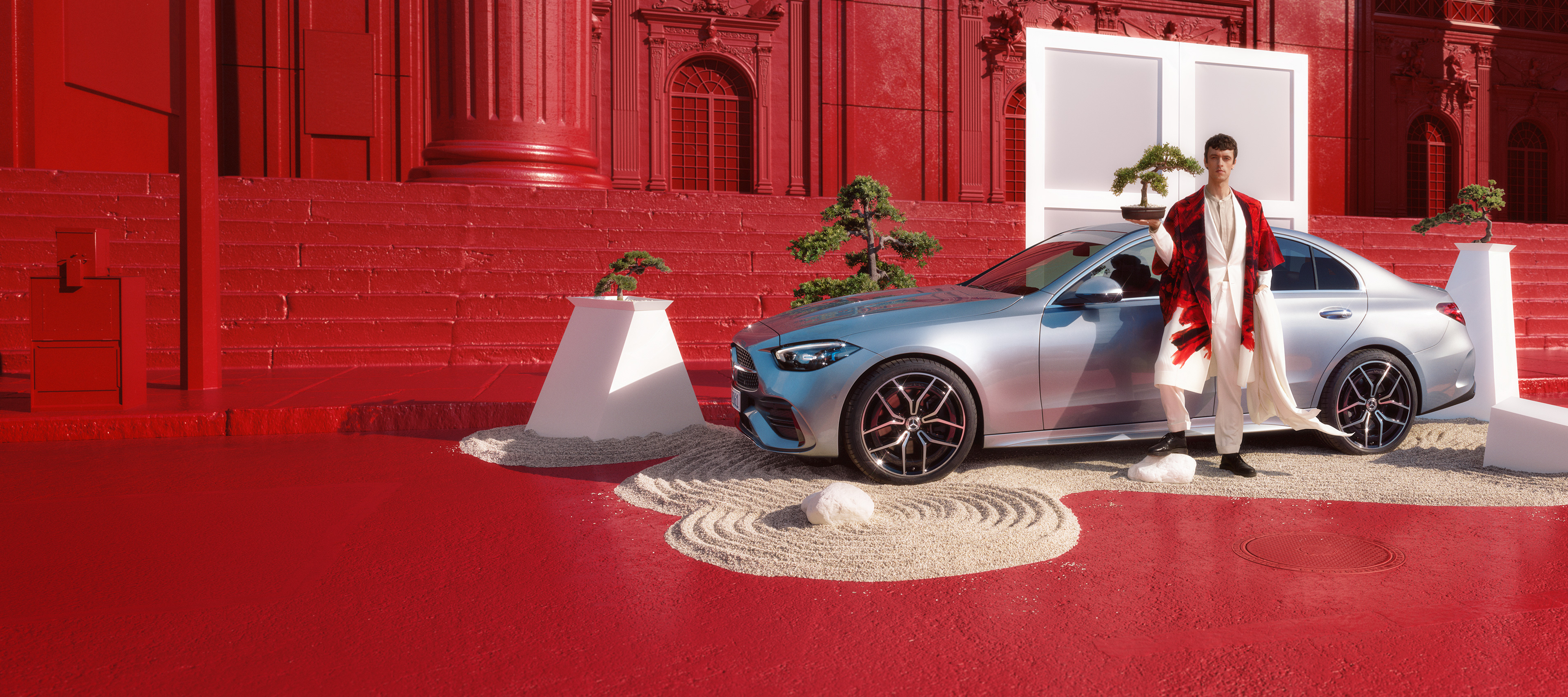 Leasing y precios | Clase C Sedán | Mercedes-Benz La Clase C Sedán de Mercedes-Benz en una vista lateral.
