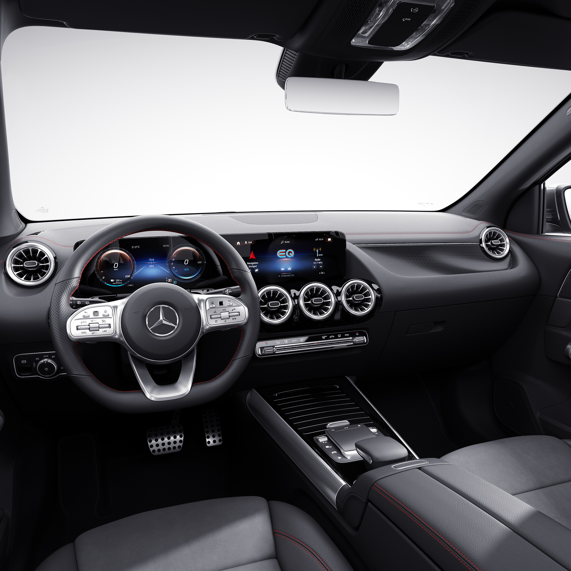 Paquete Advanced Plus | EQA | Mercedes-Benz El puesto de conducción widescreen de EQA de Mercedes-Benz