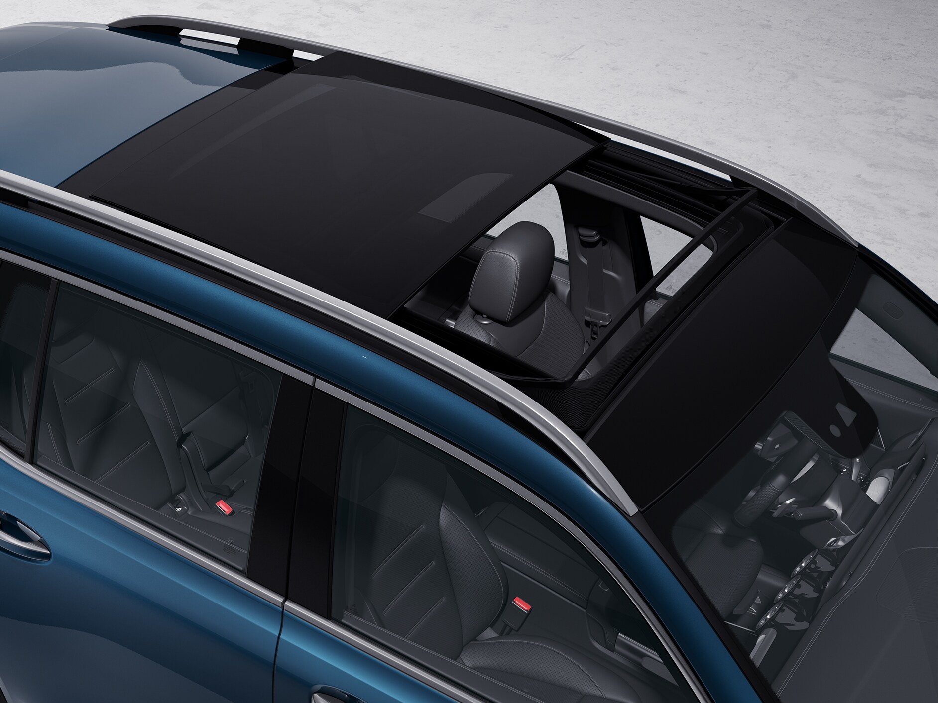 Un altavoz del sistema de sonido surround Burmester® de EQB de Mercedes-Benz