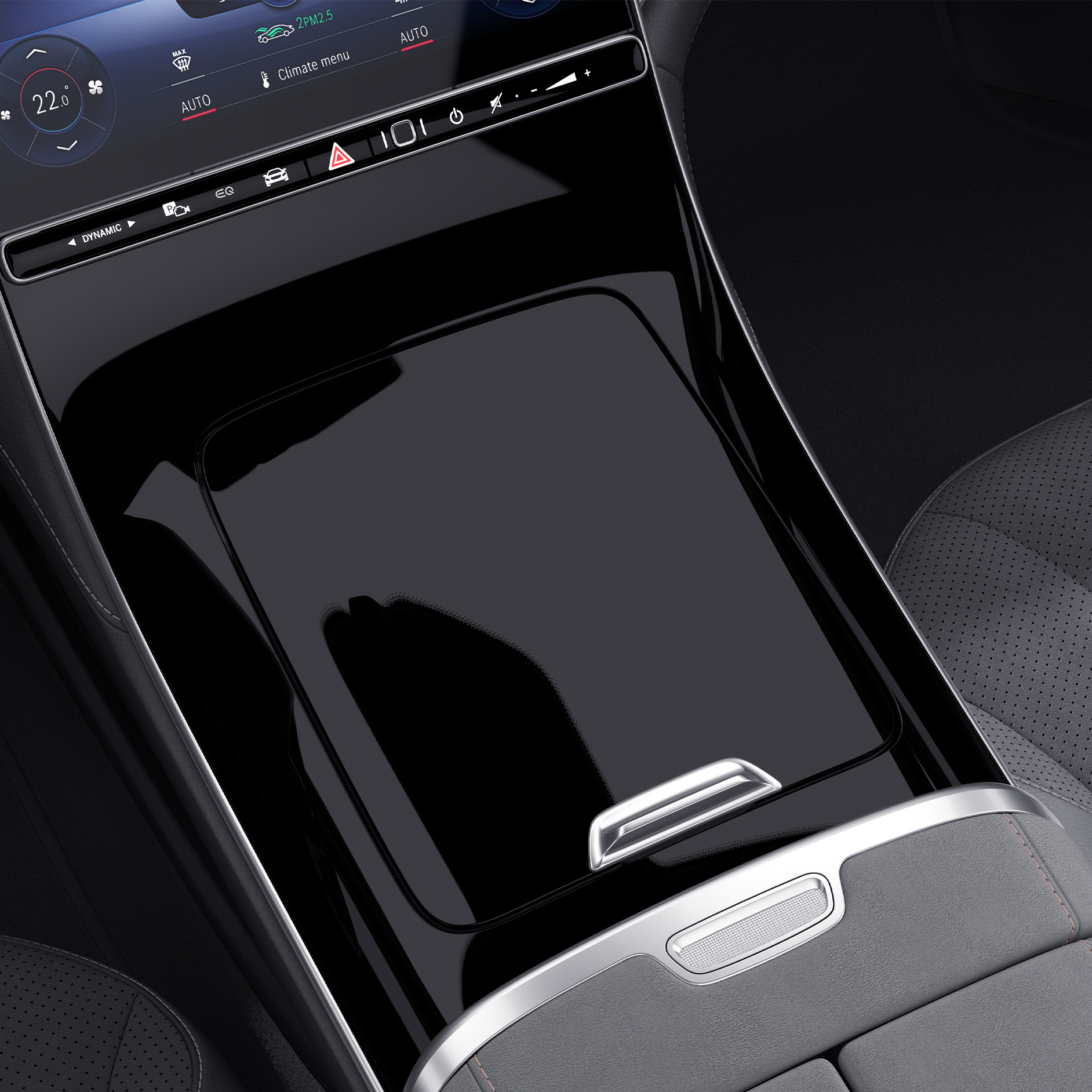 Paquete Advanced | EQS Sedán | Mercedes-Benz El paquete Advanced del EQS Sedán de Mercedes-Benz.