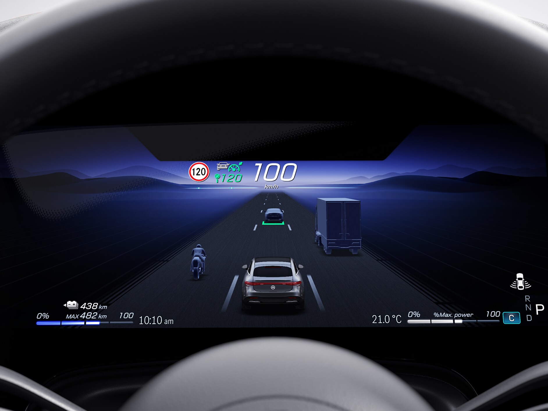 El paquete Advanced Plus del EQS Sedán de Mercedes-Benz.