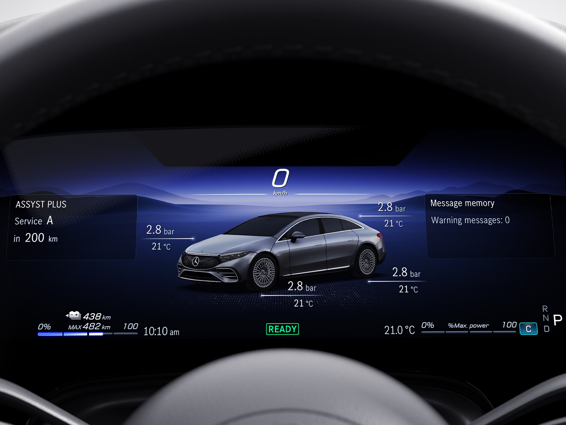 El paquete Premium del EQS Sedán de Mercedes-Benz.