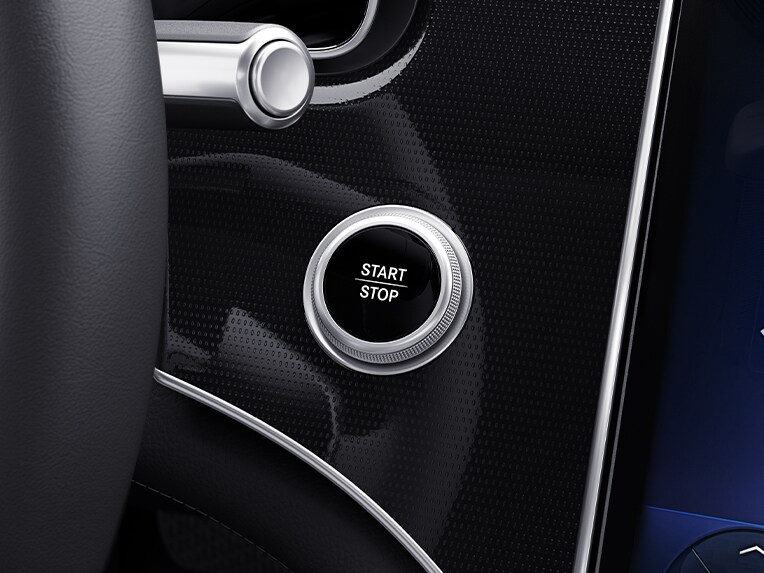 Representación gráfica del paquete de confort KEYLESS-GO del EQS Sedán de Mercedes-Benz.