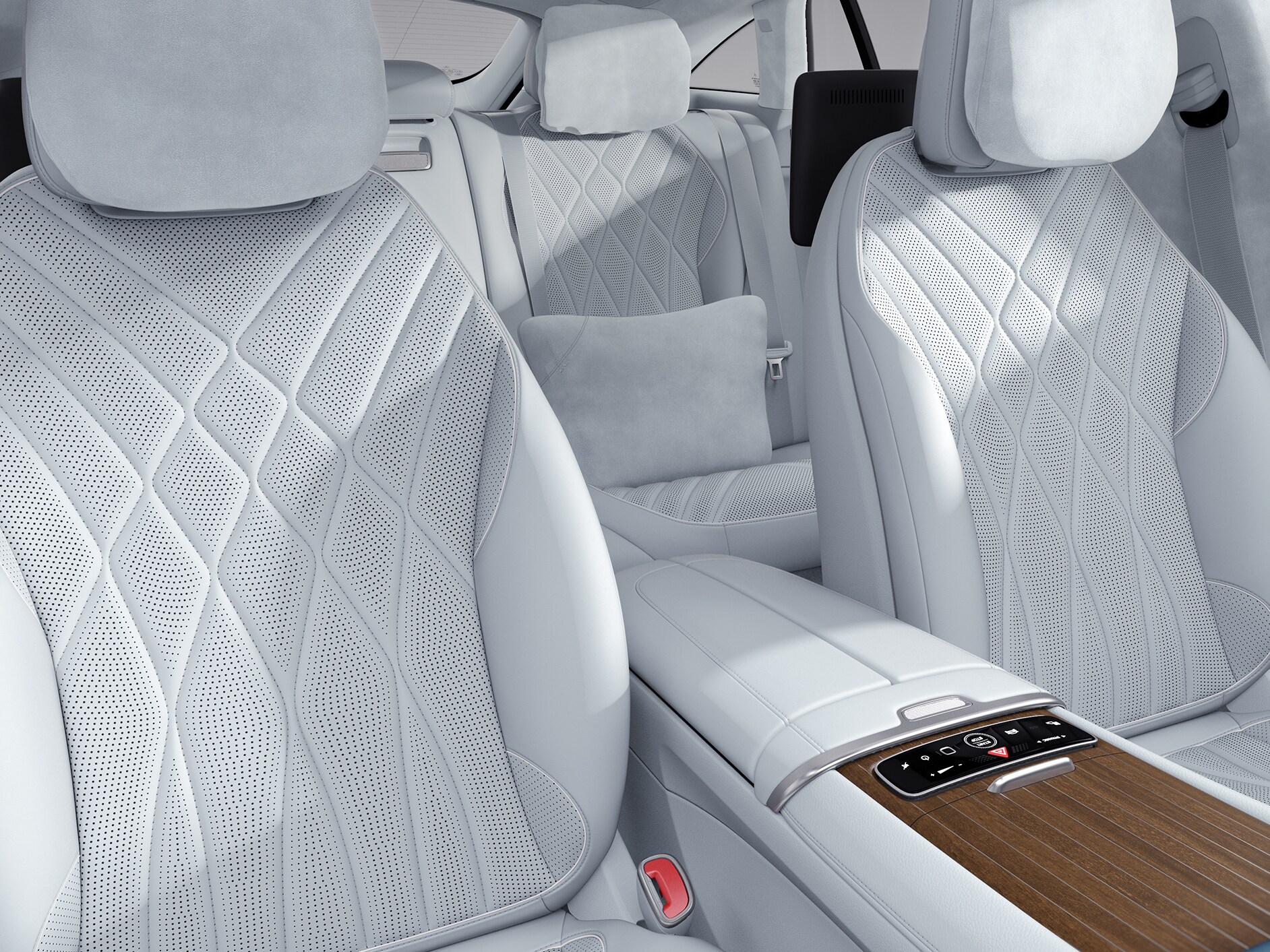 El interior de la Edition 1 del EQS Sedán de Mercedes-Benz.