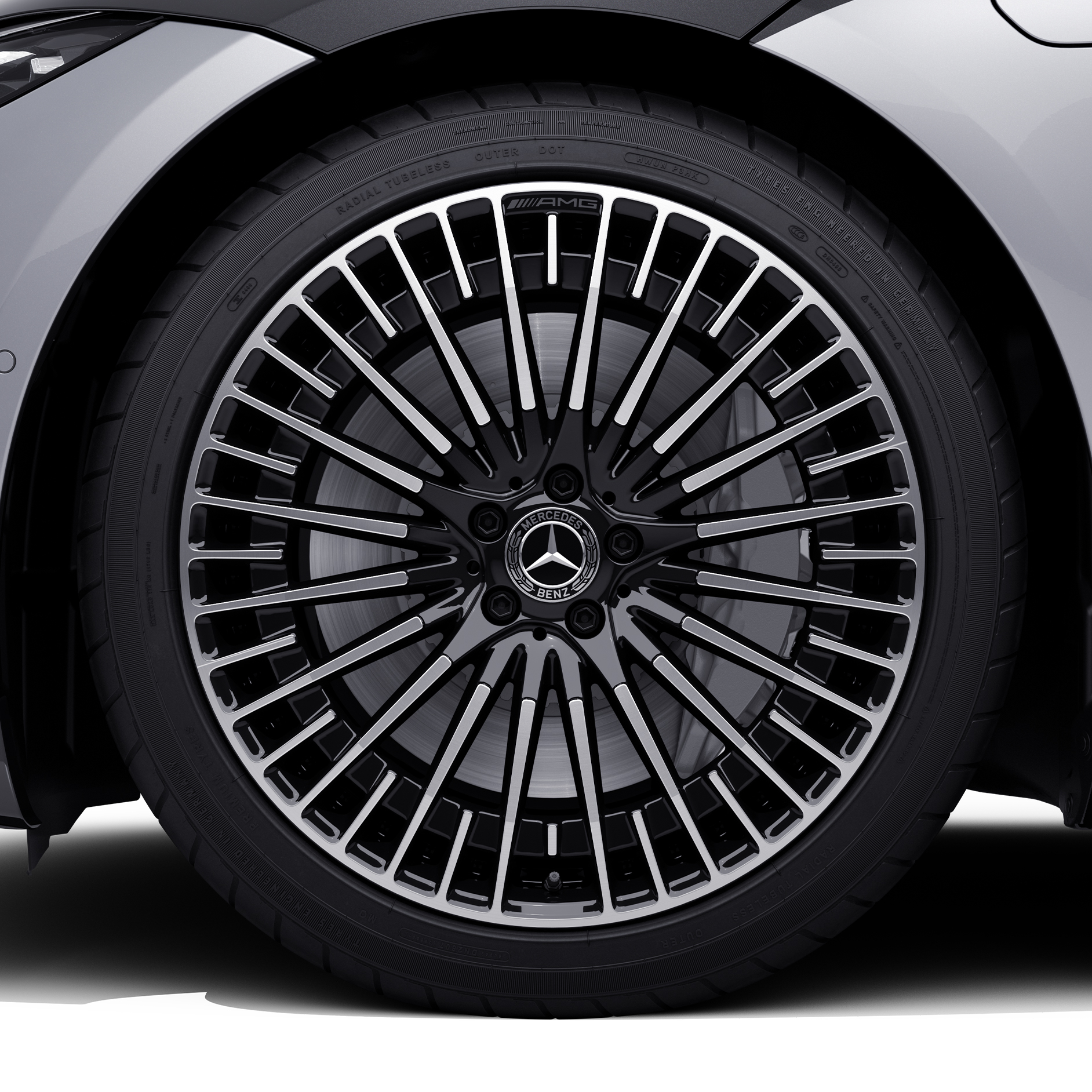 Diseño deportivo de la Edition 1 | EQS Sedán | Mercedes-Benz El diseño deportivo de la Edition 1 del EQS Sedán de Mercedes-Benz.