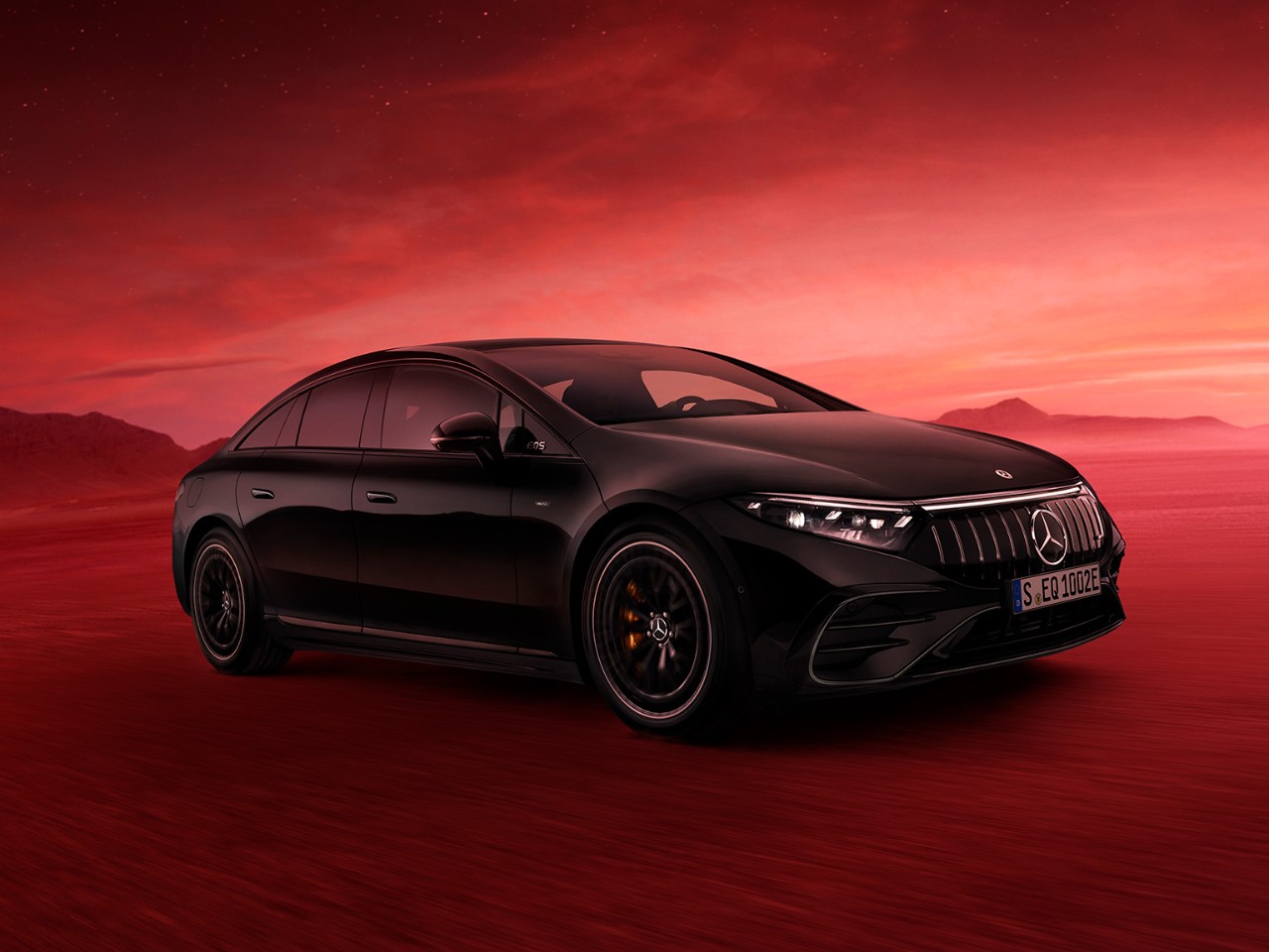 Mercedes-AMG EQS | EQS Sedán | Mercedes-Benz Escorzo delantero de Mercedes-AMG EQS Sedán.