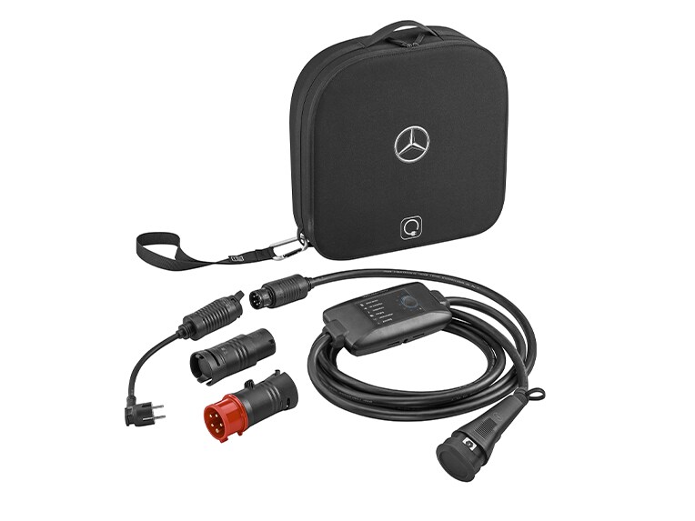 El Flexible Charging System Pro para la Clase G totalmente eléctrica de Mercedes-Benz.