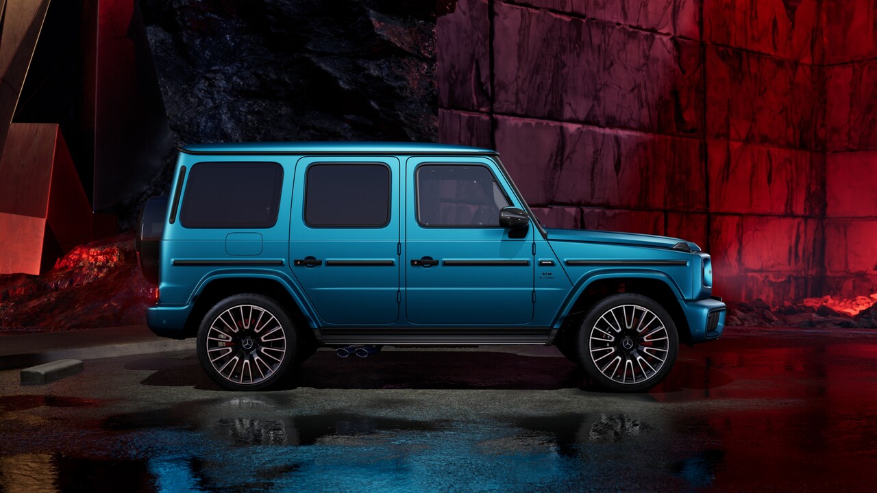 El exterior del Mercedes-AMG Clase G.