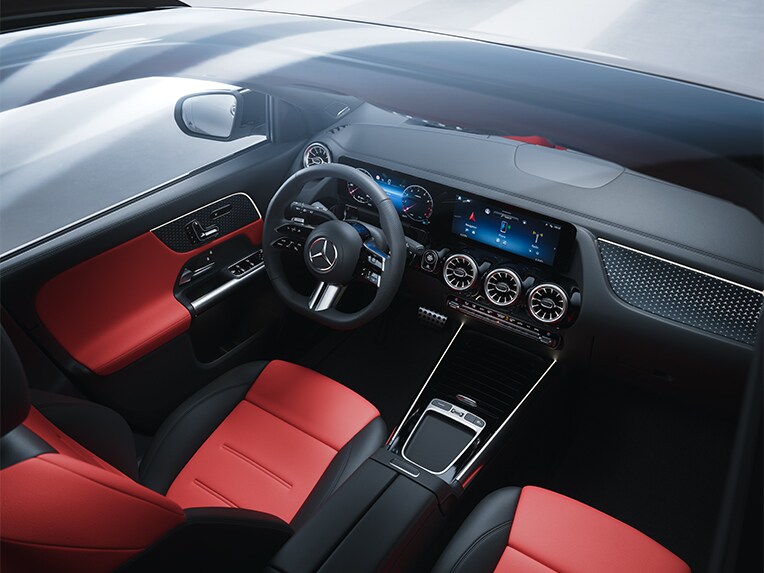Interior del Mercedes-Benz GLA.