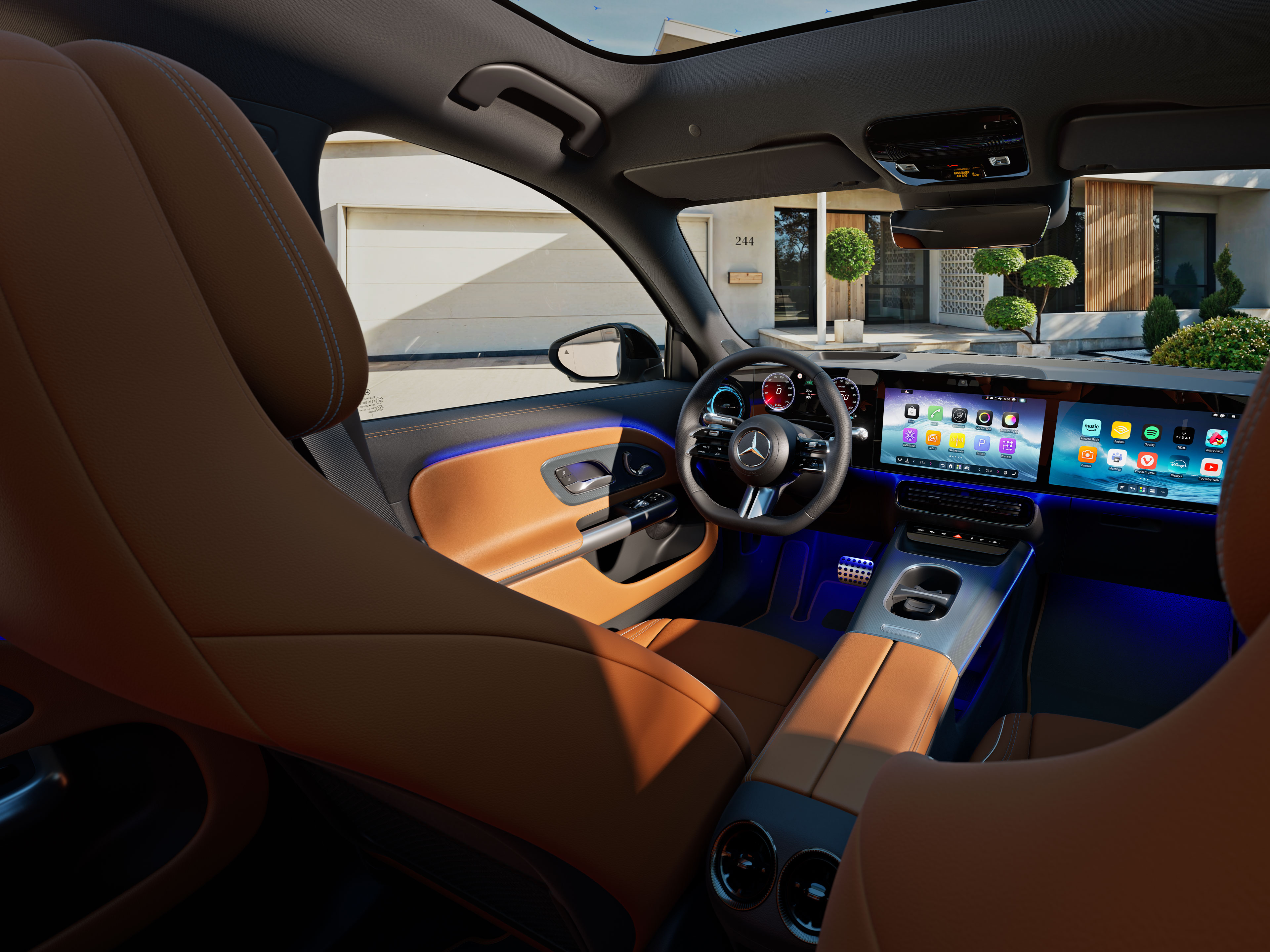 Interior | La GLB eléctrica completamente nueva | Mercedes-Benz El interior de la nueva GLB de Mercedes-Benz.