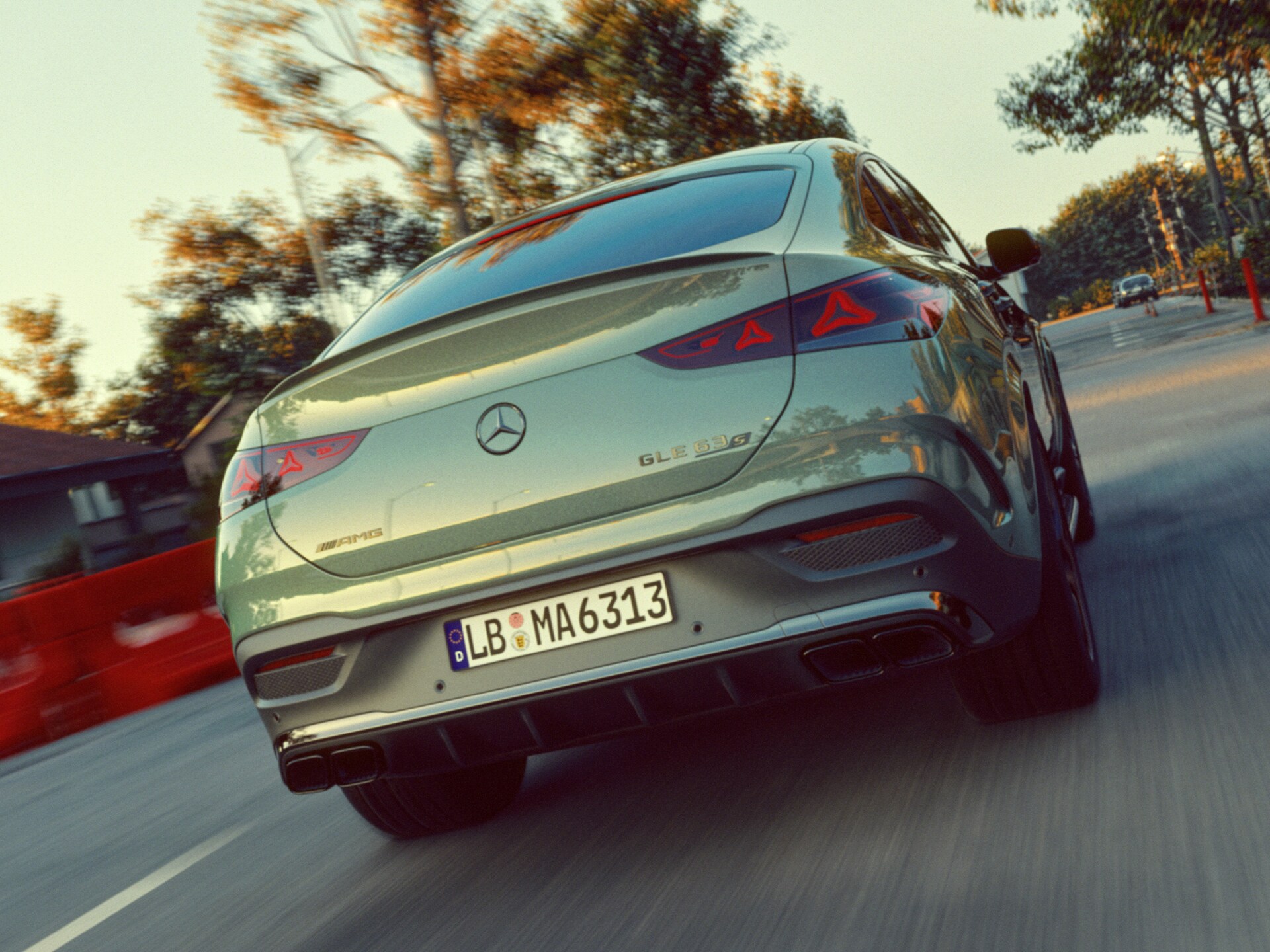 El nuevo diseño de la parte trasera del Mercedes-AMG GLE 63 S Coupé.