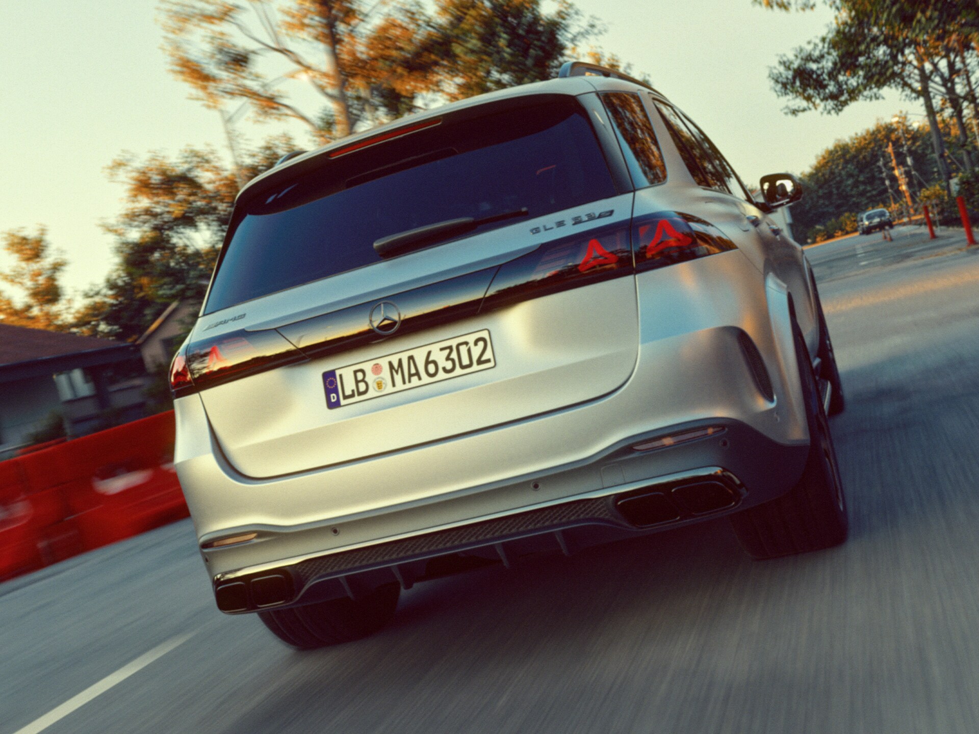 El nuevo diseño trasero del Mercedes-AMG GLE 63 S SUV.