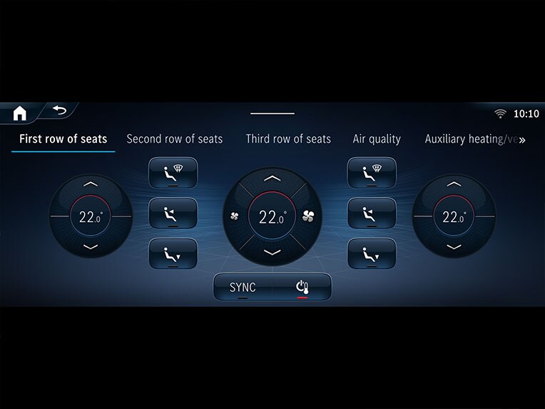 La climatización automática para la nueva GLS de Mercedes-Benz.