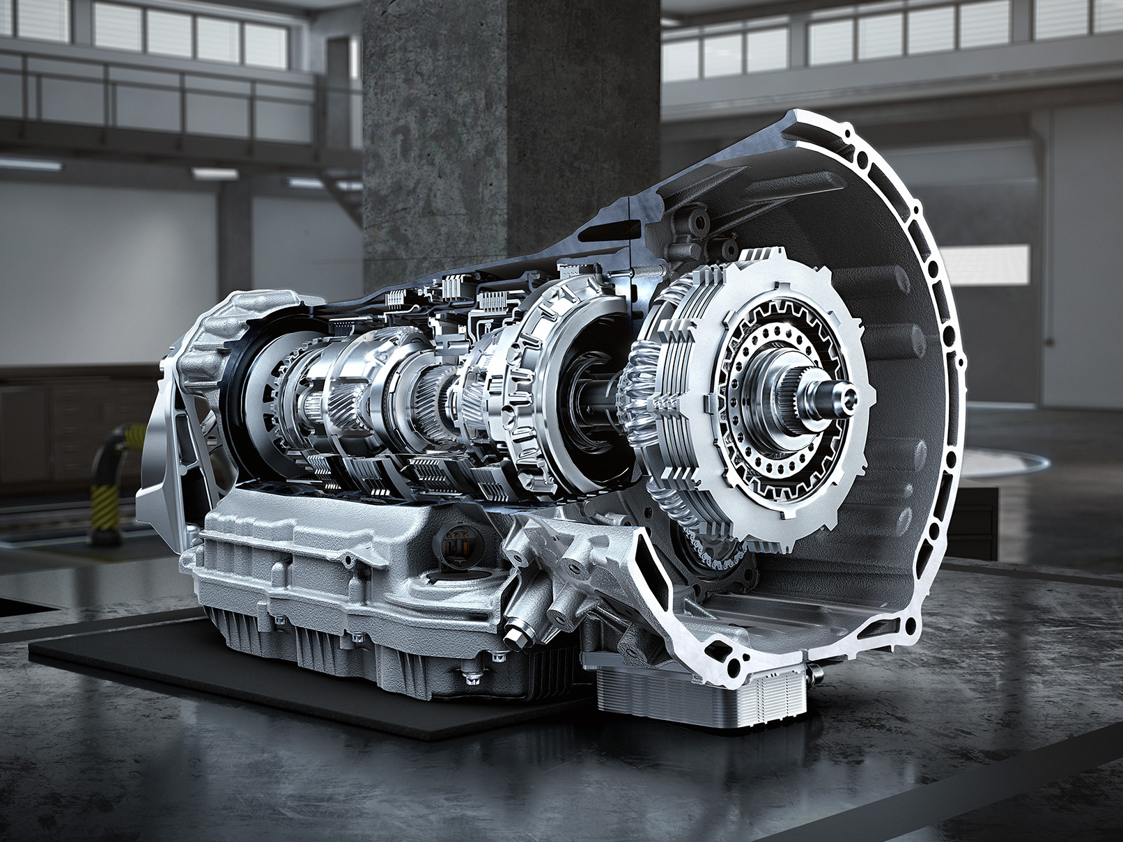 AMG SPEEDSHIFT MCT 9G | Tecnología e innovación de AMG | Mercedes-AMG Representación técnica de AMG SPEEDSHIFT MCT 9.