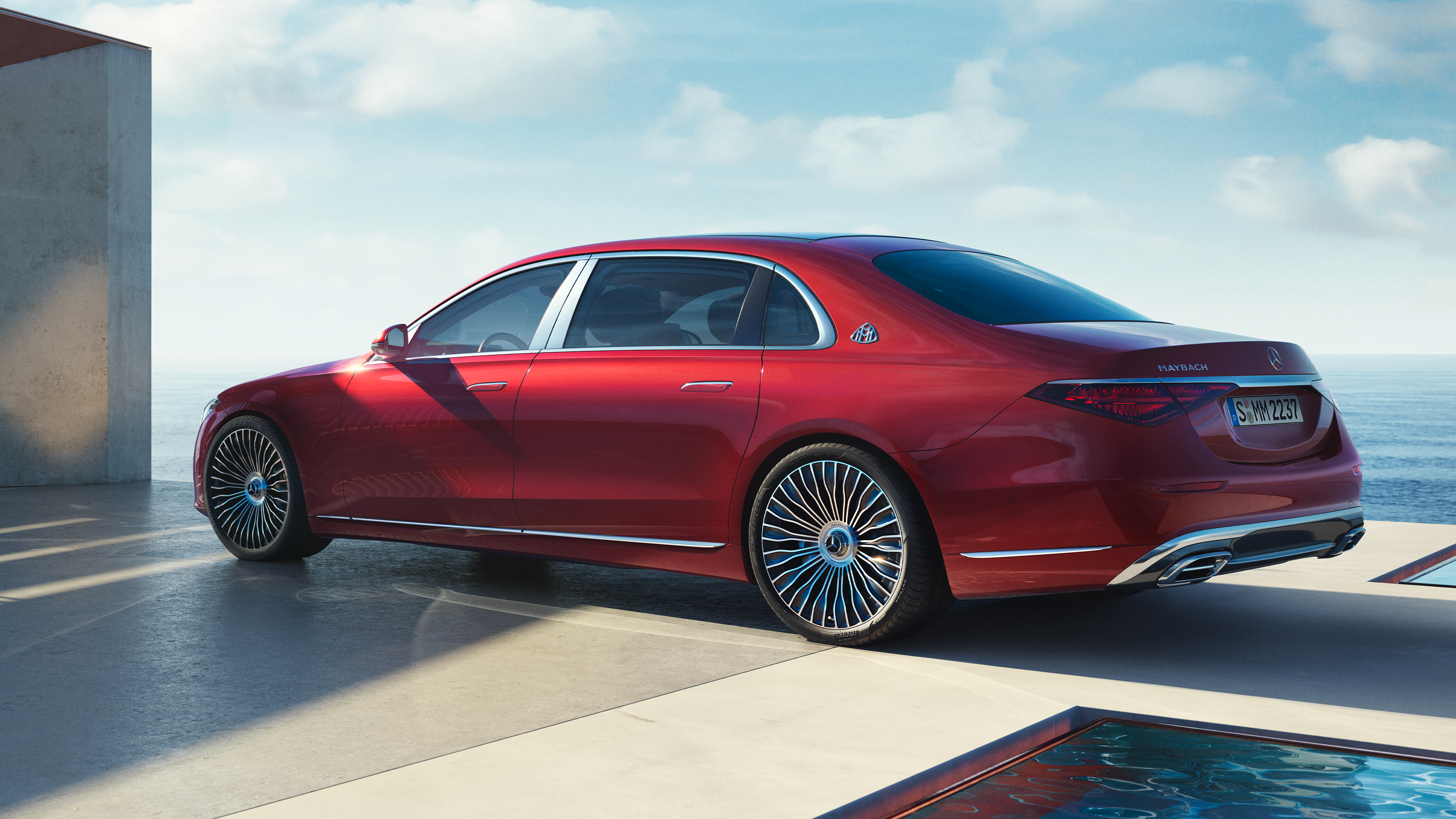 Clase S Berlina | Marca | Mercedes-Maybach Vista lateral del Clase S Mercedes-Maybach Berlina.