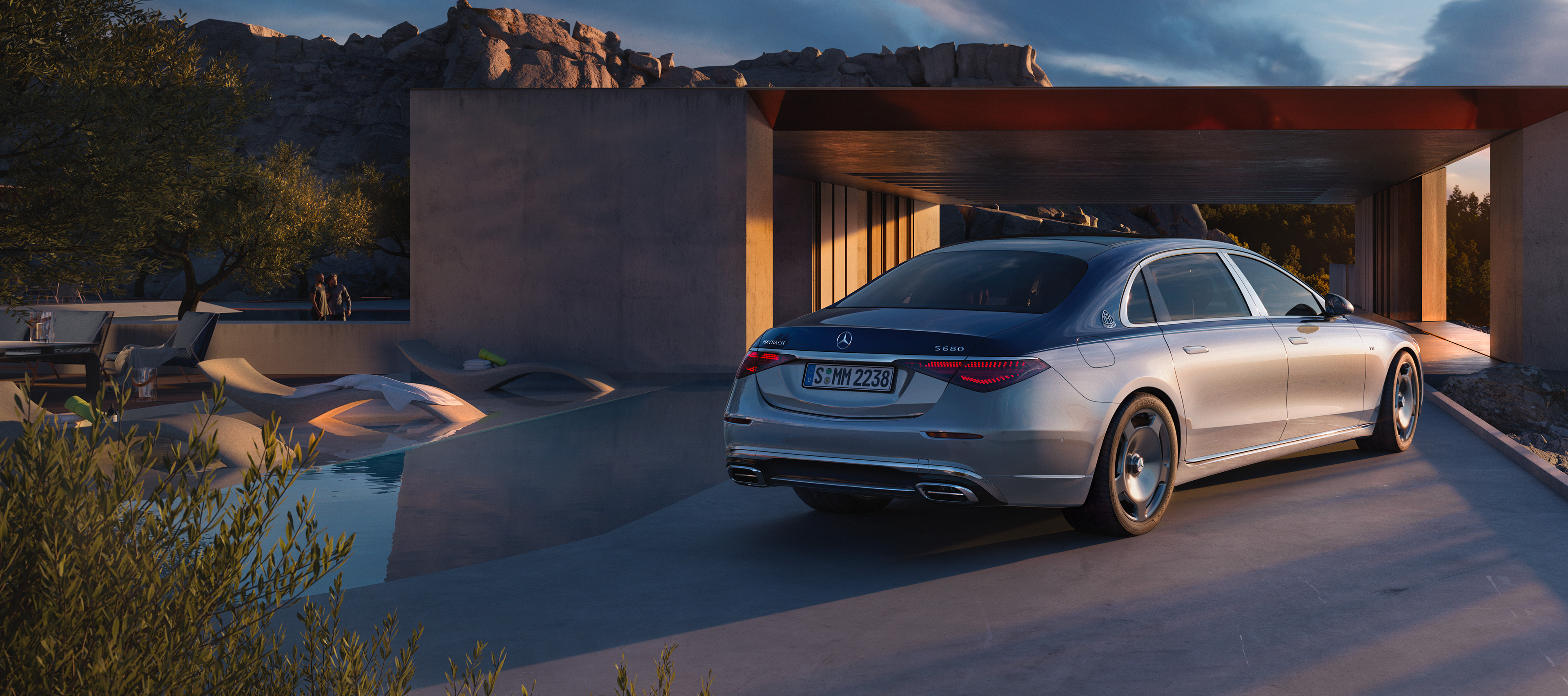 Leasing y precios | Clase S | Mercedes-Maybach Vista trasera del Mercedes-Maybach Clase S.