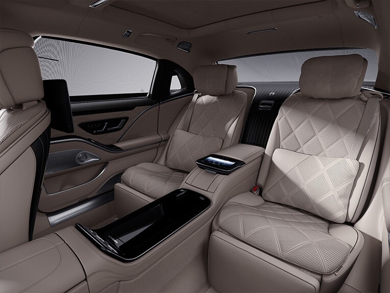 El habitáculo de la Clase S Mercedes-Maybach.
