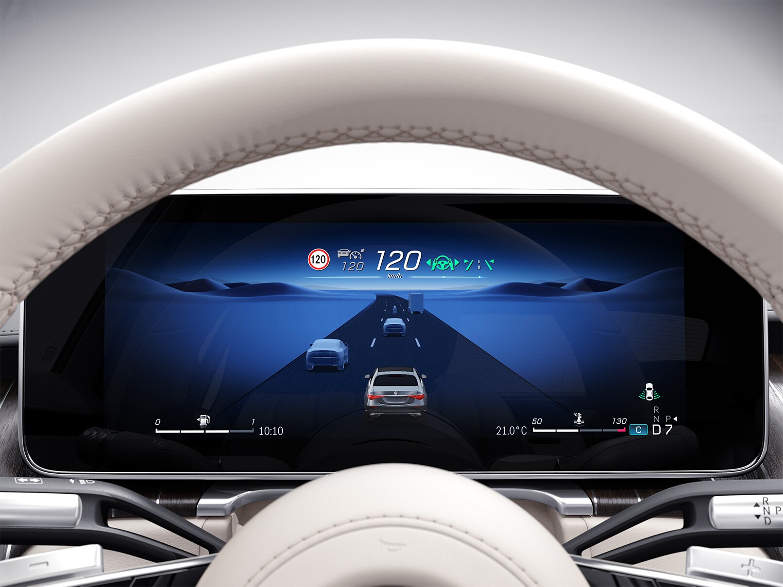 Detector activo de cambio de carril | Mercedes-Benz