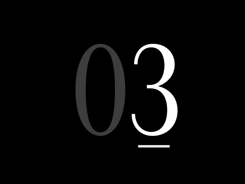 El gran número 3.