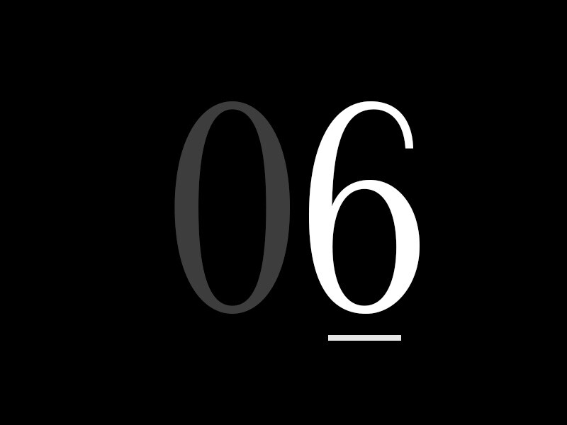 El gran número 6.