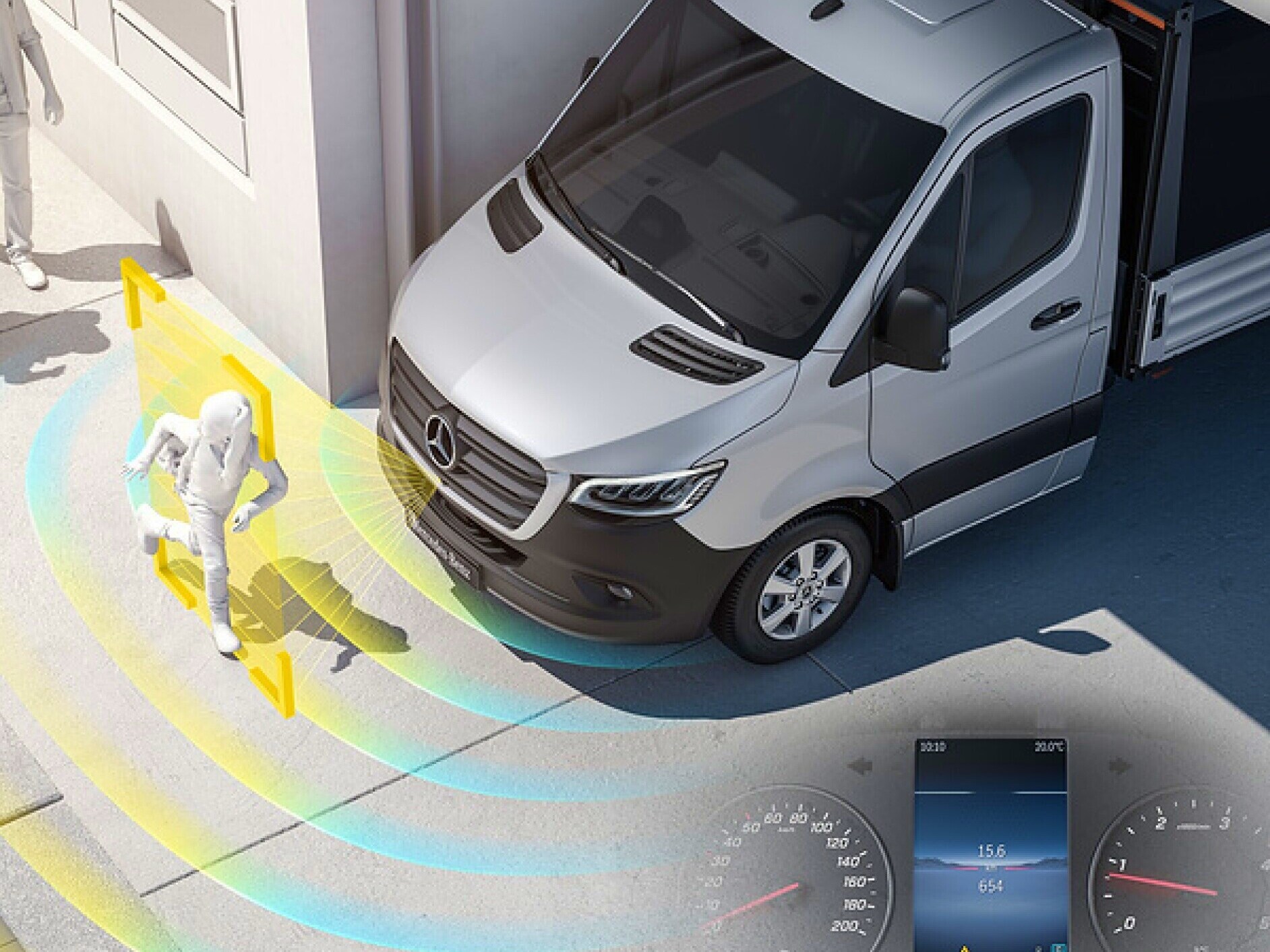 El sistema de información de arranque (MOIS) para el Mercedes-Benz Sprinter Chasis.