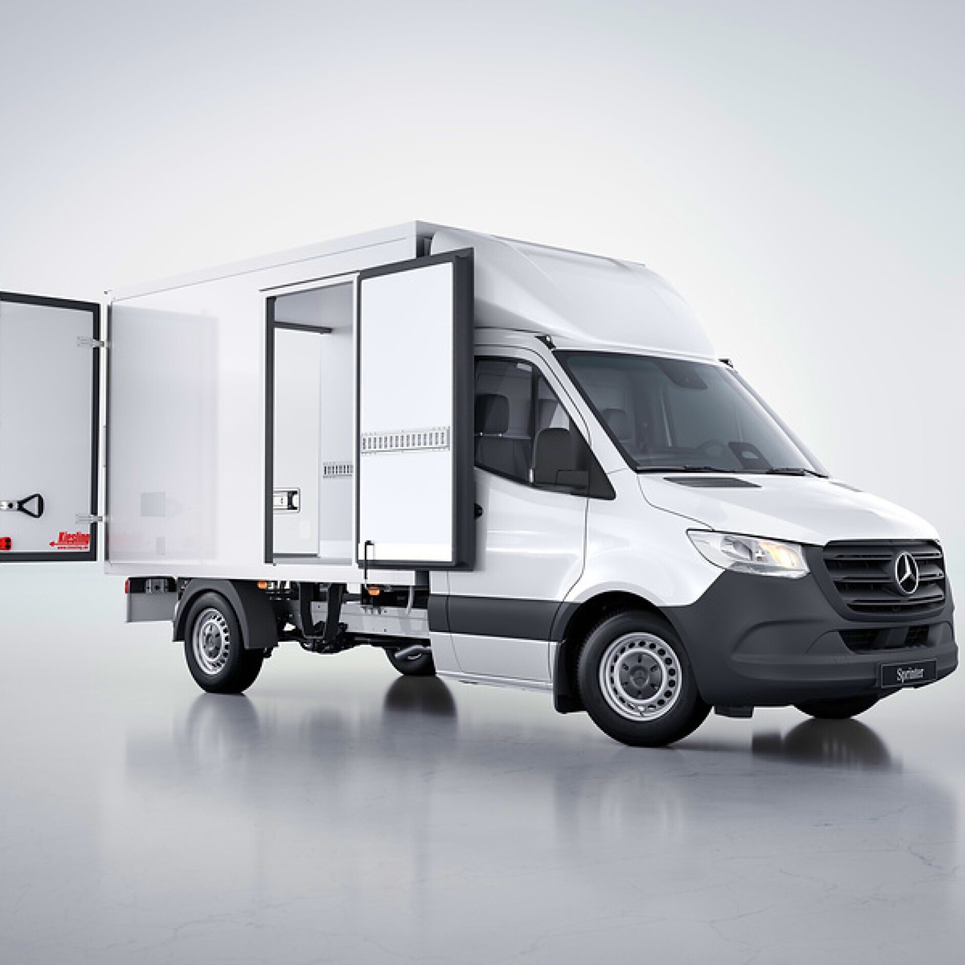 VanSolution | Sprinter Chasis | Mercedes-Benz Mercedes-Benz Sprinter Chasis con una solución industrial de VanSolution.