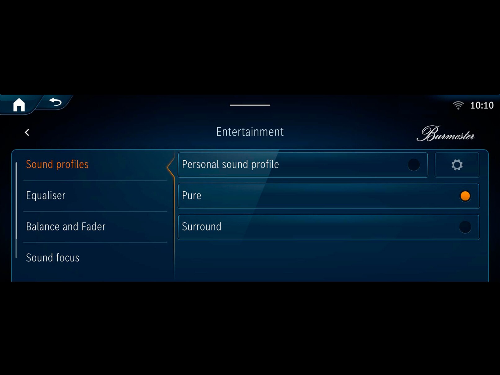 Sistema de sonido surround Burmester® | GT 4-Door Coupé | Mercedes-AMG