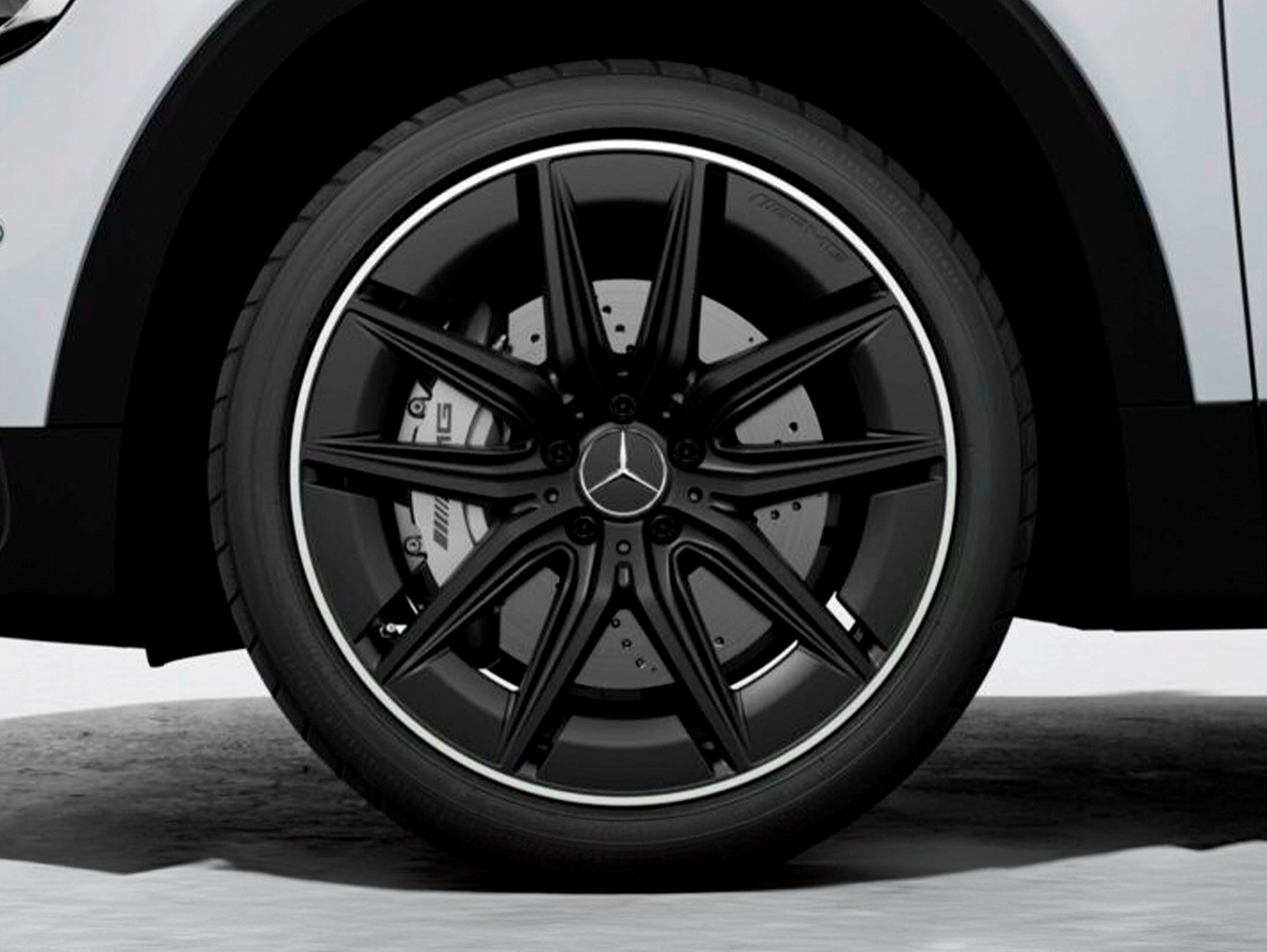 Los rines de aleación AMG para la nueva Mercedes-AMG GLB.
