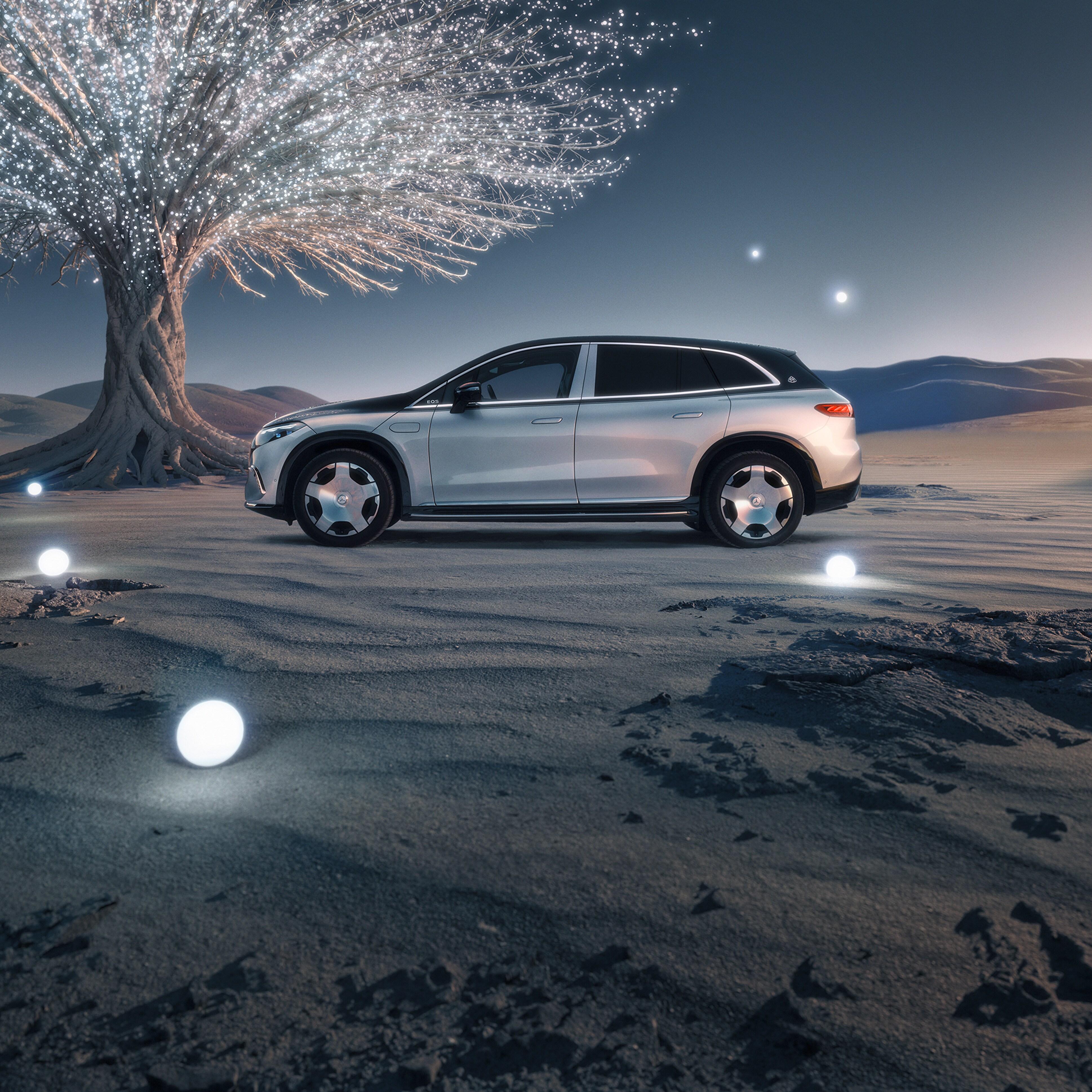 Los vehículos totalmente eléctricos de Mercedes-Benz.