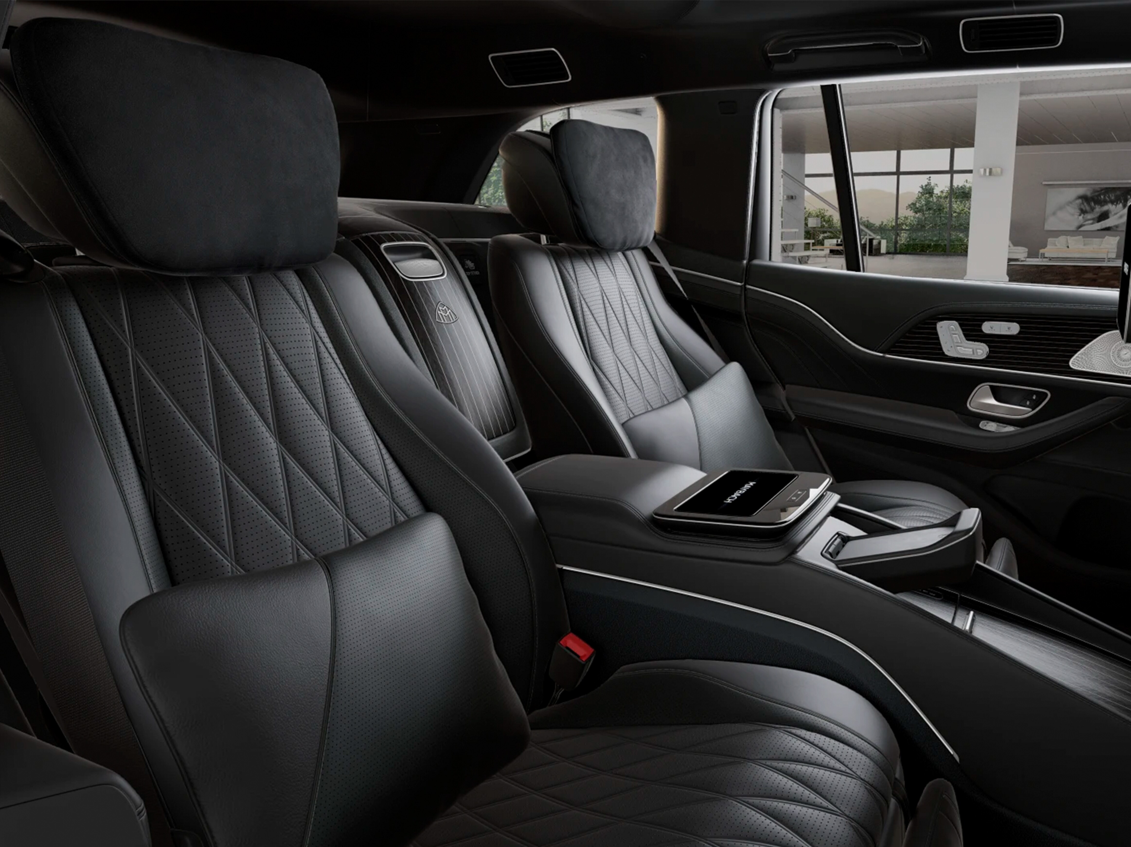 El interior del Mercedes-Maybach GLS.