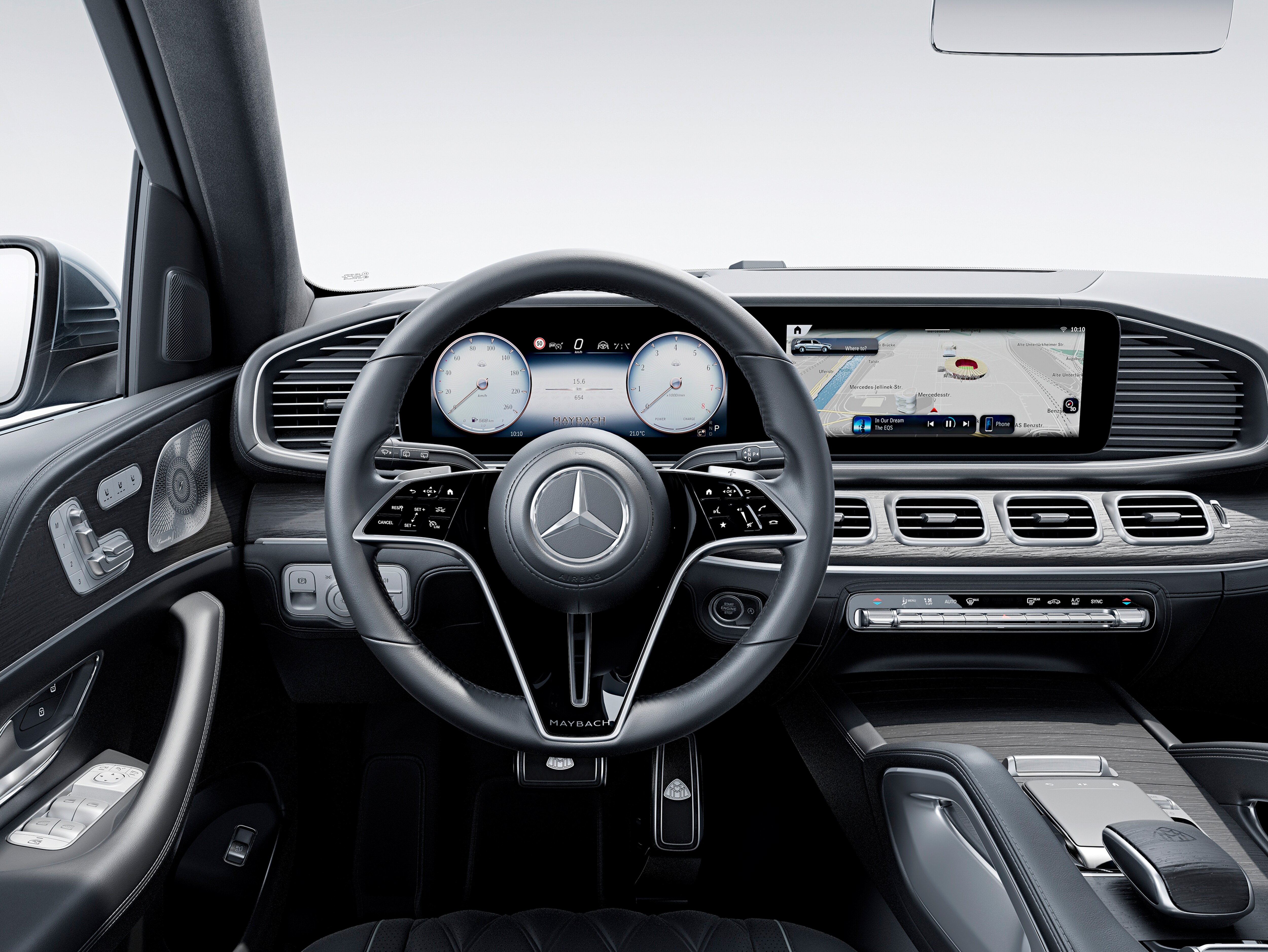 El volante multifunción del Mercedes-Maybach GLS.