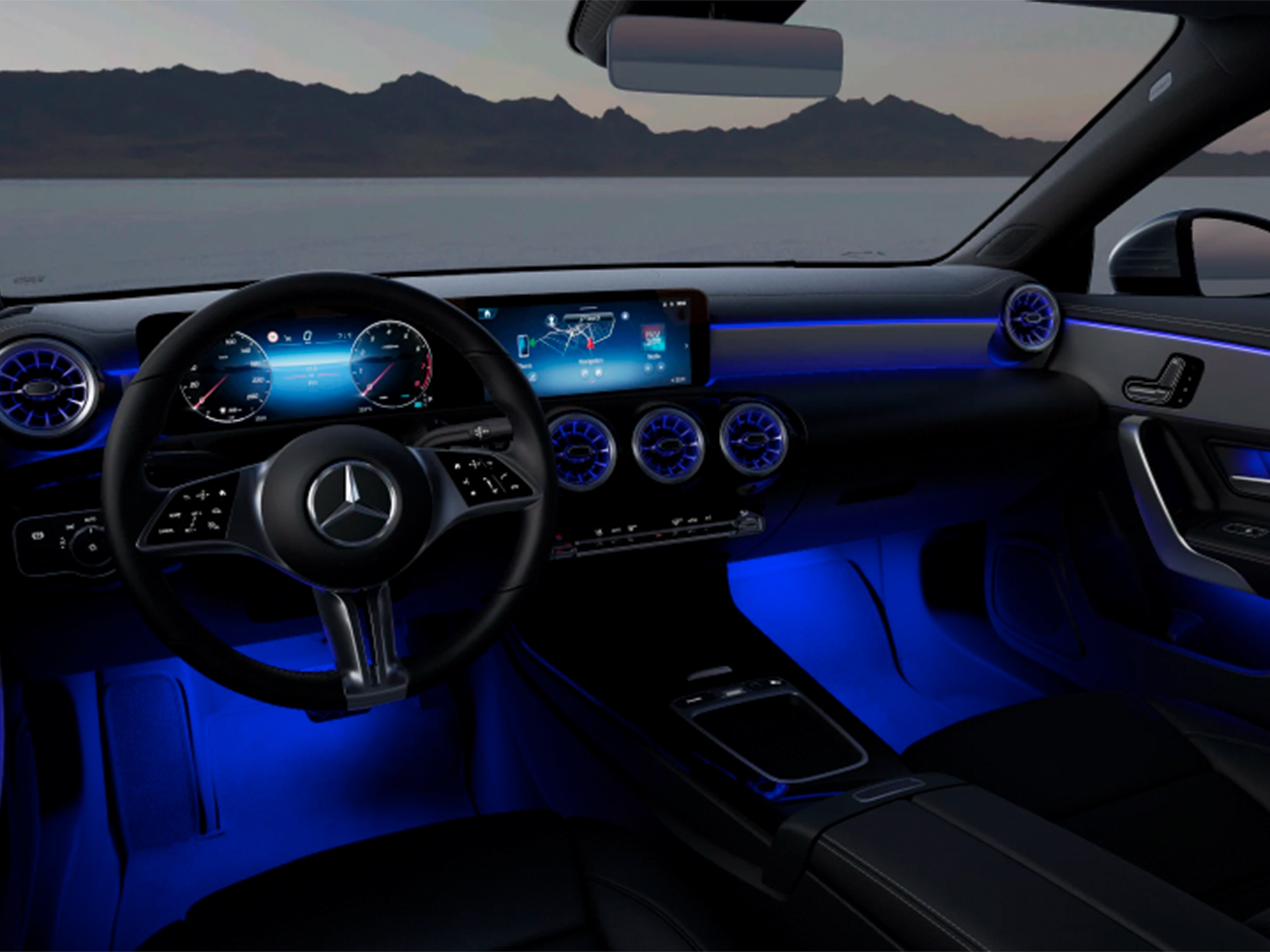 Interior del CLA 200 MH en Mercedes-Benz México
