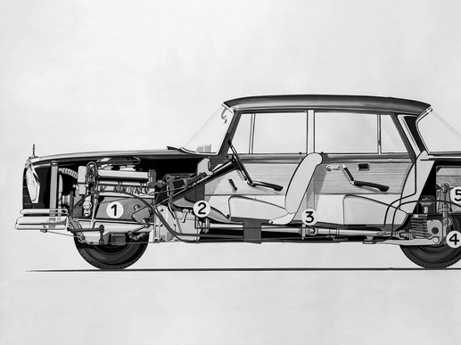 El automóvil como espacio protegido | Carrocería de seguridad, 1959