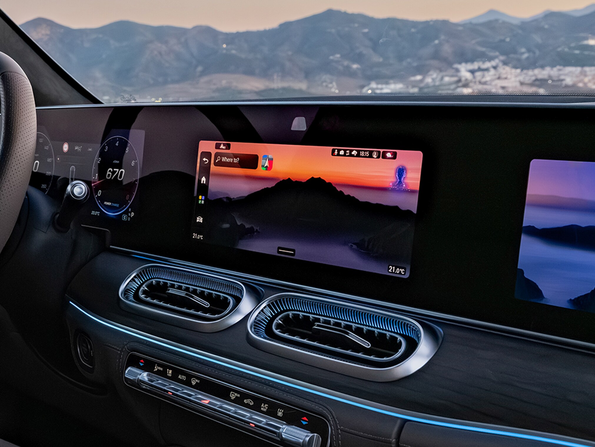 Concepto de visualización moderno