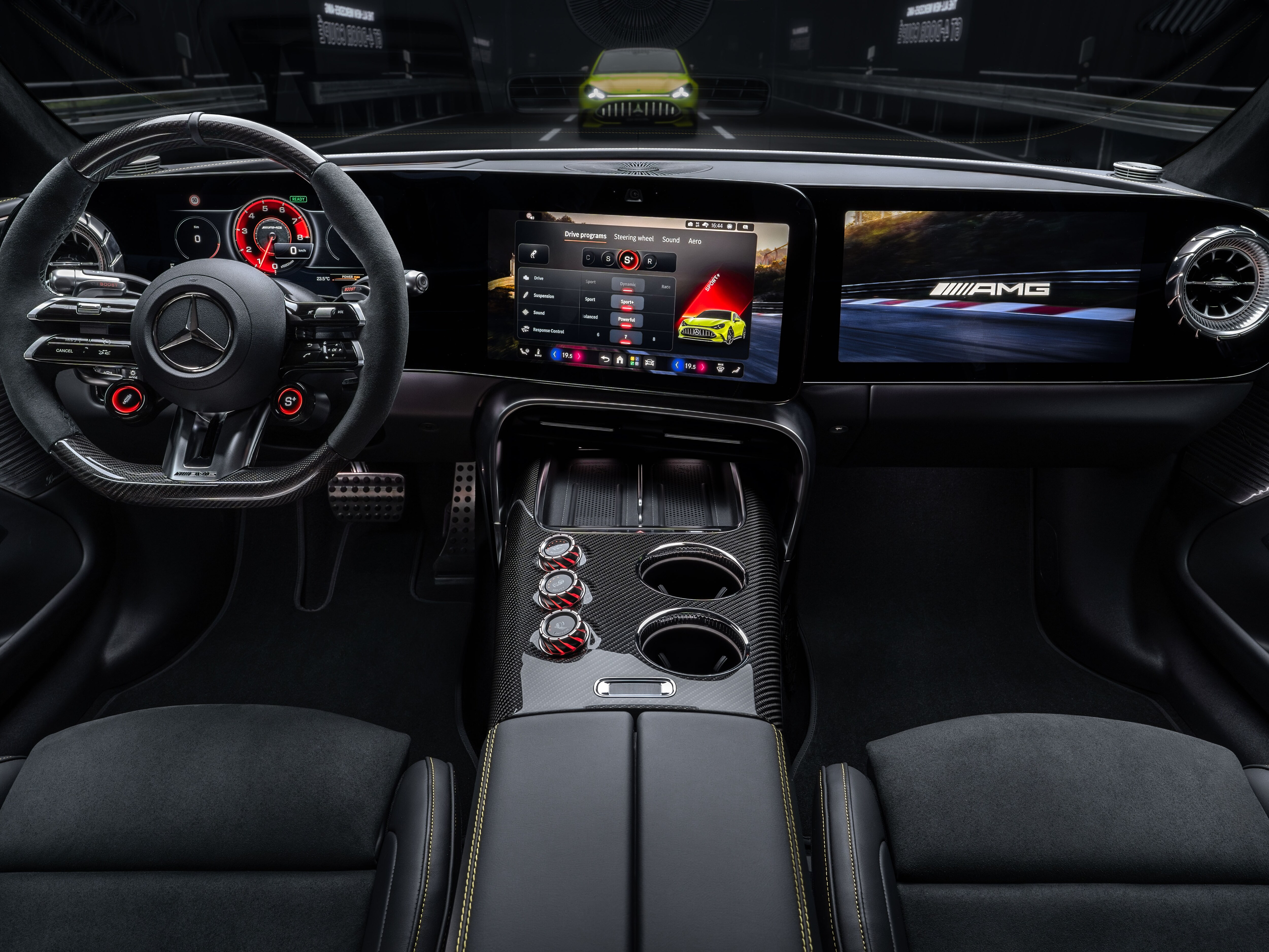 Interior del nuevo Mercedes-AMG GT 4-Door Coupé en Mercedes-Benz México