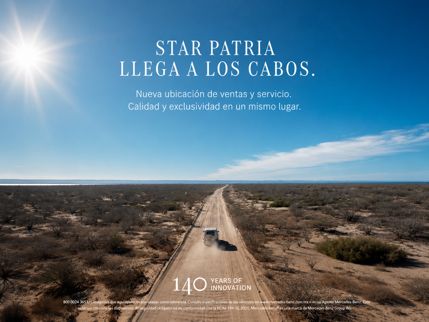 Mercedes-Benz fortalece la experiencia del cliente en Los Cabos con una operación renovada. Mercedes-Benz fortalece la experiencia del cliente en Los Cabos con una operación renovada.