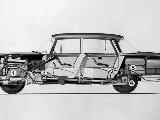El automóvil como espacio protegido | Carrocería de seguridad, 1959