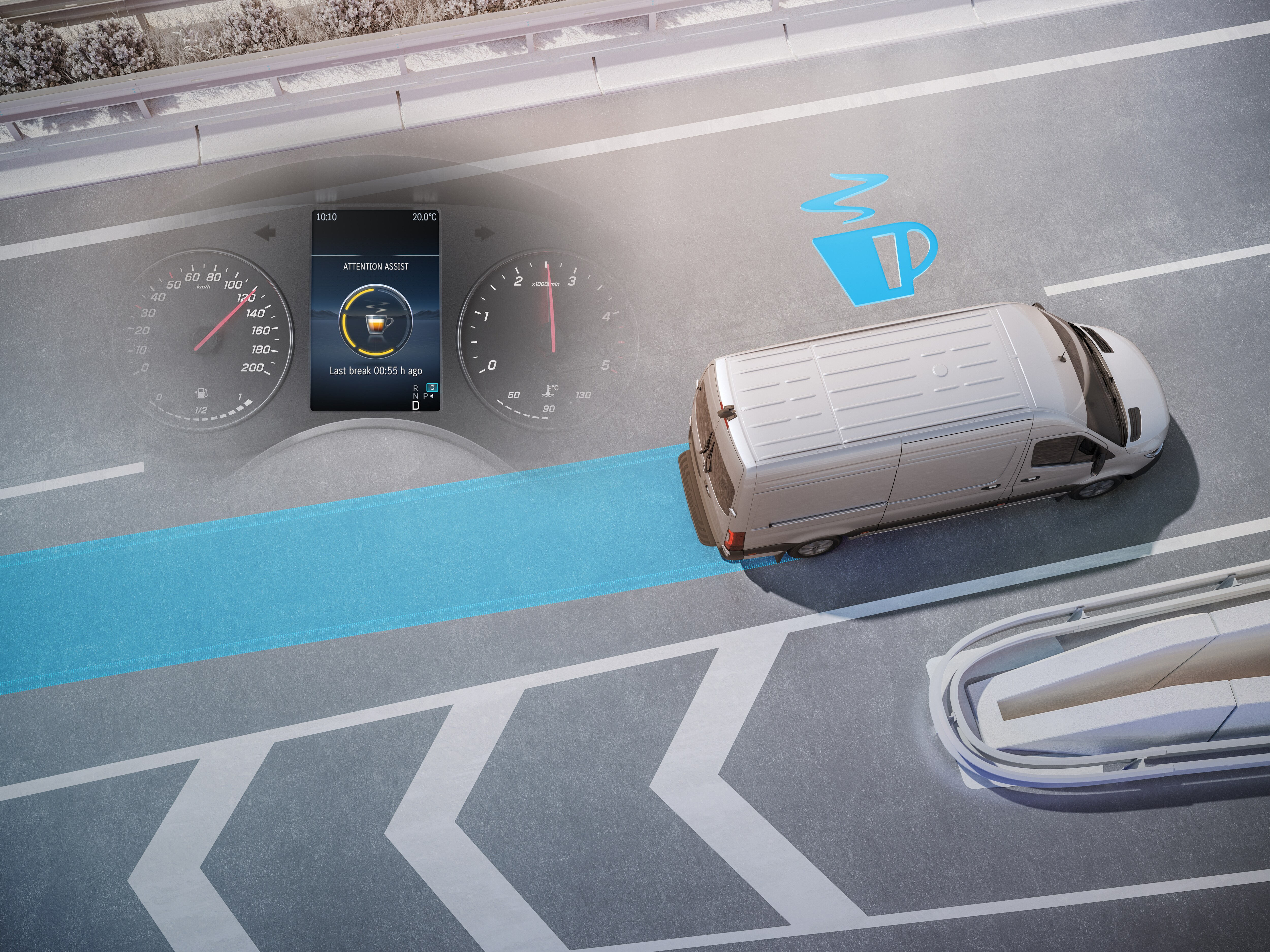 ATTENTION ASSIST | Sprinter Pasaje | Mercedes-Benz Vanes