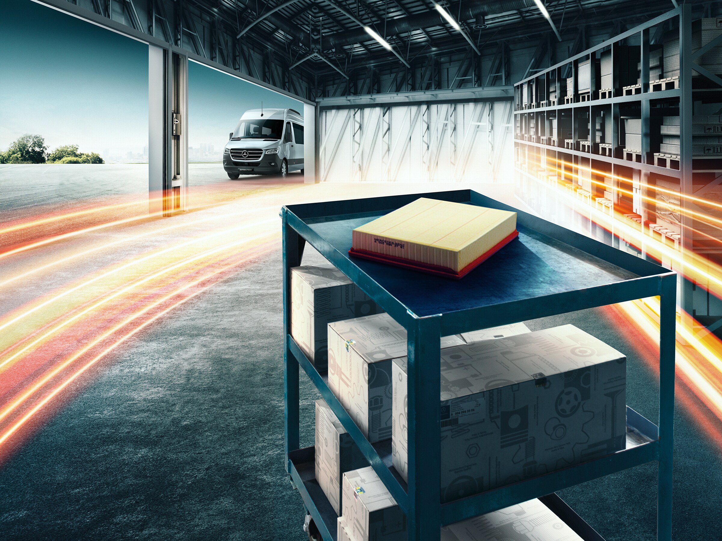 Filtros de aire originales Mercedes-Benz